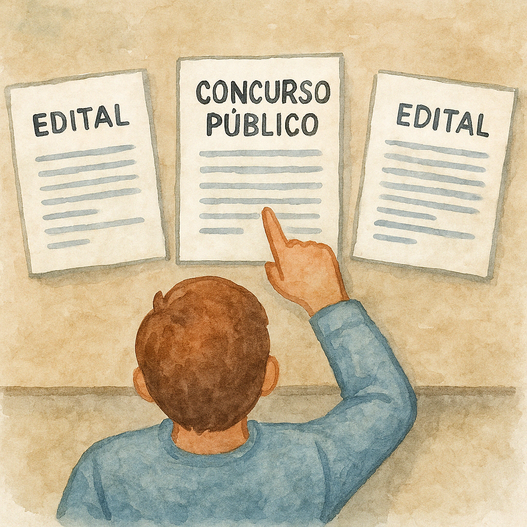 Imagem: Escolha o seu edital